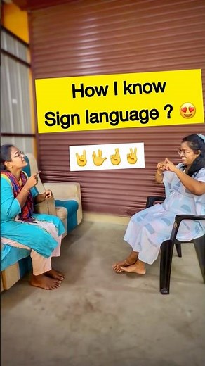 How I know Sign Language? 😍 -🫰🤘✌️🖖