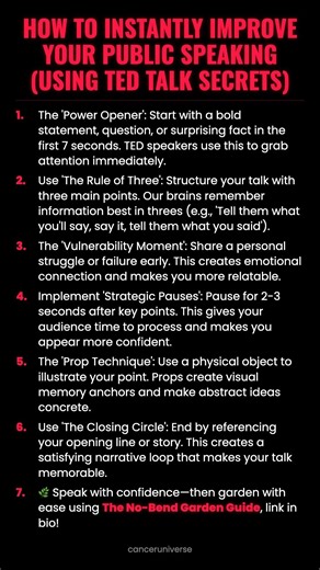 How to Instantly Improve Your Public Speaking (Using TED Talk Secrets) #ad (Verify Info)