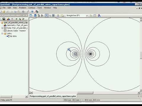 QuickField Free Tool: Electric field lines