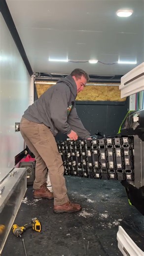 Yank it out, install ice setup, put it back! Here is the process of pulling a skid in my trailer!