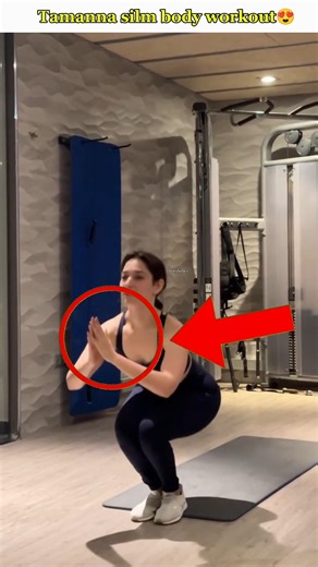 Tamanna slim body workout 🤯 #bollywood #gym #viral #workout #weightloss #actress