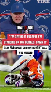 Sean McDermott is Irate After Interception Review Process 😡 #nfl #buffalobills #refereecontroversy