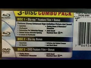 Finding Nemo Blu-ray Overview