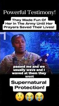 They made fun of her #Prayerworks #prayerchangesthings #supernatural #Army #Miracle