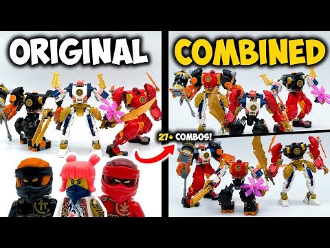 Combining the 2024 Ninjago Mechs! ALL 27+ Combinations!
