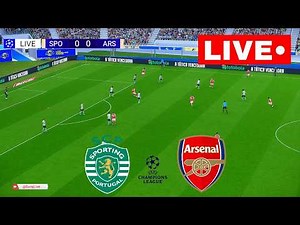 🔴LIVE : SPORTING CP VS ARSENAL | CHAMPIONS LEAGUE QF 2026 | SIMULATION GAMEPLAY LIVE