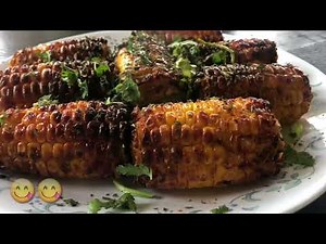 Air fryer frozen corn recipe| How to cook corn on the cob in Air fryer| Rama Recipes