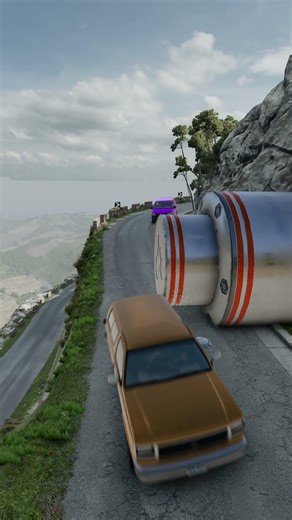 Colorful Cars vs Barriers – BeamNG.Drive Part #11 #beamngdrive #shorts