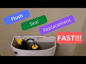 Replace a Kohler Toilet Flush Valve Seal in 2 Minutes