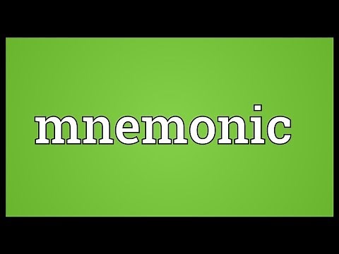 Mnemonic Meaning