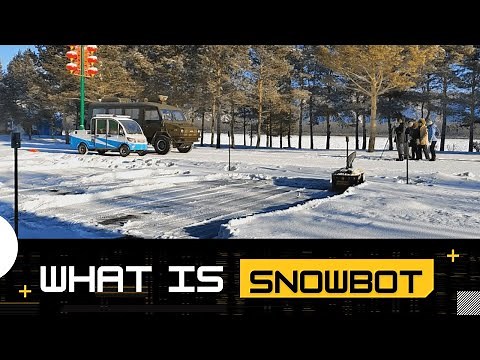 Snowbot- Smart Snowblower Robot | Field Test | Work Video | Automatic
