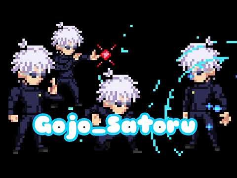 especial 150 subscriptores (Satoru Gojo) Pack de sprites 150 subs