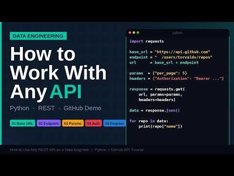 Learn Any API in 5 Steps (Python Demo for Data Engineers)