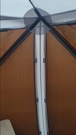 Quick-Set Clam Tent in 20 mph Winds