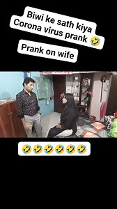 Biwi ke sath kiya corona virus prank 🤣 prank gone wrong #prank #viral #pranksgonewrong #prankvideo #videos #fbreels23 | Yash Raj Pranks
