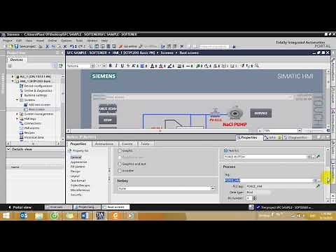 TIA PORTAL - HMI DESIGN - Toggle button with changing text in