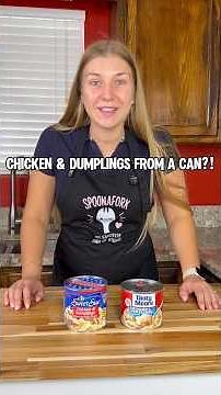 Trying America’s Canned Chicken & Dumplings for the First Time