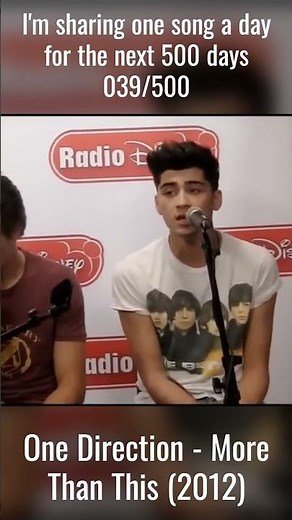 039/500 – One Direction - More Than This | One Song a Day for 500 Days