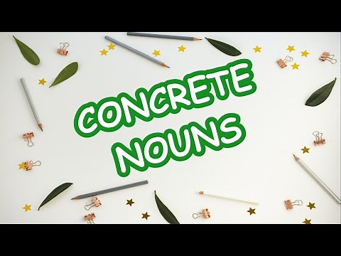 CONCRETE NOUNS | DEFINITION AND EXAMPLES | THE MODERN LEARNING