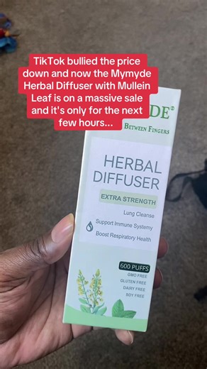 Mymyde Herbal Diffuser Extra Strength Mullein Leaf Vape Pen