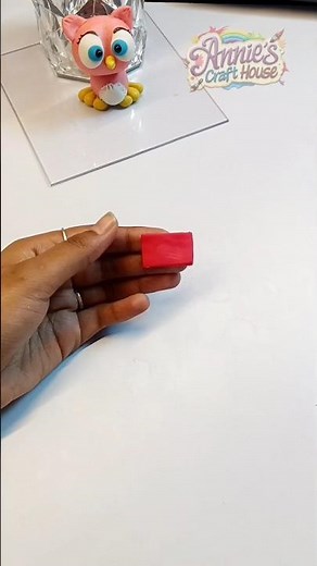 Air Dry Clay Owl # easy owl tutorial with air dry clay # how to make clay charms # clay craft