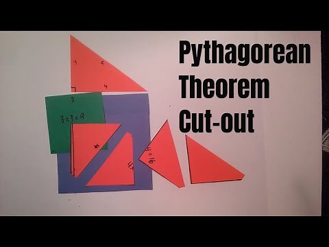 Pythagorean Theorem Cut Out- Geometry Discovery Activity