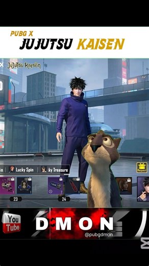 Jujitsu kaisen x pubg 🔥🤯 #pubgshorts #theboys #jujutsukaisen#newupdate#pubgdmon #jonathanshorts
