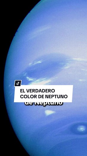 El VERDADERO COLOR de NEPTUNO 🚀 #espacio #space #neptuno #planeta #nasa #ciencia #aprendecontiktok