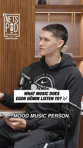 Brooklyn Nets on Instagram: "@3gorr’s current music rotation…what have y’all been streaming?🎵 Need something to queue up? Tune into Nets Pod with @sgkustok, presented by @ticketmaster — link in bio!"