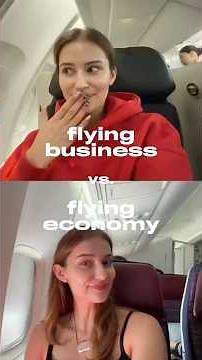 Flying economy vs. business class on Korean Air!