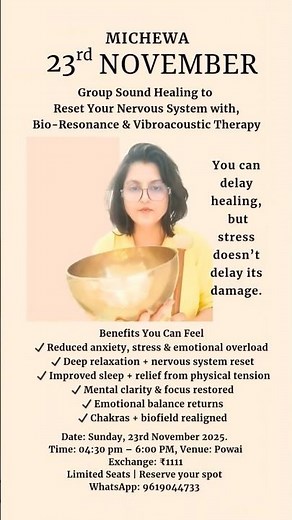 Vibroacoustic & Bio-Resonance Therapy session is designed to reset your body, mind, energy