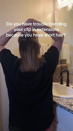 How to Blend Extensions with Short Hair