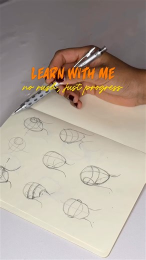 How to Draw a Face Using Basic Shapes✨.#art #pencilsketch #fyp #explore #shorts