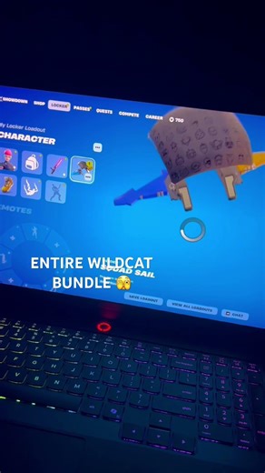 ENTIRE WILDCAT BUNDLE #fortnite #shorts #gaming #fortniteshorts #fortniterareskins #fortniteclips