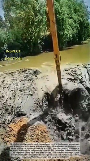 Excavator Dredging a Big Hole