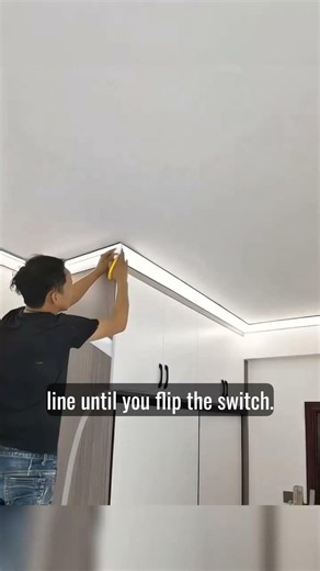 **"How to Install Crown Molding with LED Lights | Complete Step by Step Tutorial"**