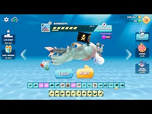 Hungry Shark Evolution | Behemoth With Reindeer Sea - Sab Flag | Game Play