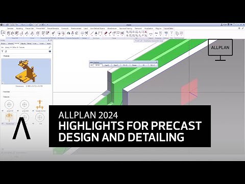 ALLPLAN Precast 2024: New enhanced functions for precast design & detailing