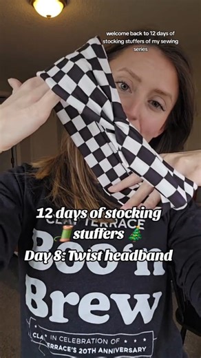 This is jersey knit fabric I'm using and this is an adult size. For kids I would do 6"x16" Let me know if you try it! #jennsews #sewingtutorial #sewingproject #sewing #handmadechristmas | Jennsews