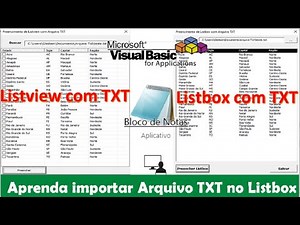 Importar Arquivo TXT para Listbox - Programador Excel VBA