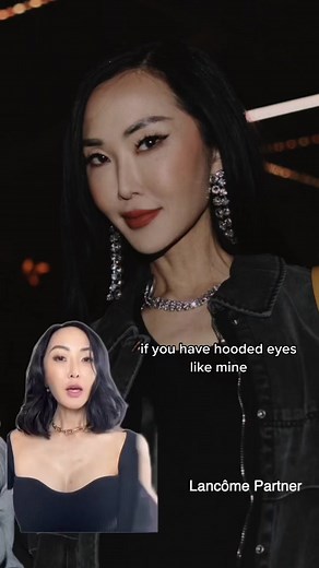 Hooded eyes are a bit tricky for that super winged out look, but here’s my own technique on how I do it. Works every time! @lancome.official #LancomePartner