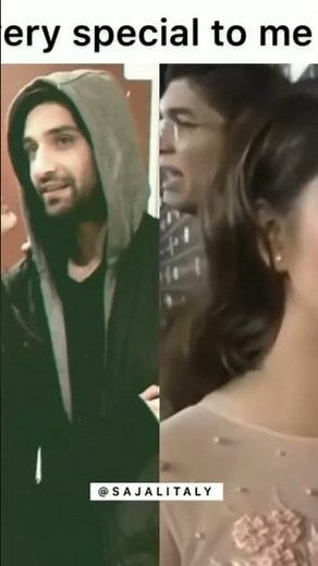 Ahad and sajal romantic moments