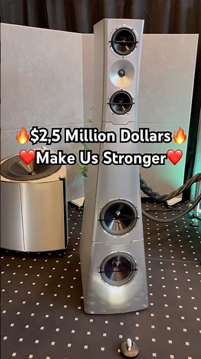 Make Us Stronger 🔥 $2,5 Million Dollars Home HiEnd Stereo Sound System ❤️ #highend #hifi #speakers