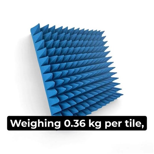 Pyramid foam absorber, PFA-100, its material is polyurethane foam