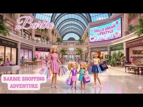 Barbie & Twins Shopping Spree Adventure