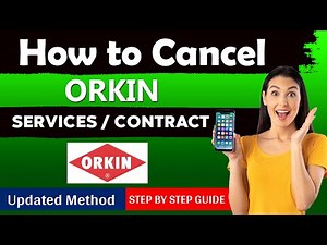 How To Cancel Orkin Service | Cancel Orkin contract in 2025- Quick & Easy Guide!