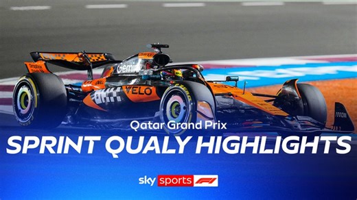 Qatar GP Sprint Qualifying: Oscar Piastri takes pole with Lando Norris third, Max Verstappen sixth