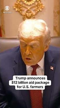 Trump announces $12 billion aid package for U.S. farmers #shorts