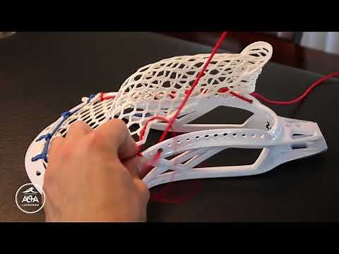 How To String A Lacrosse Head (High Pocket) | Alpha Lacrosse