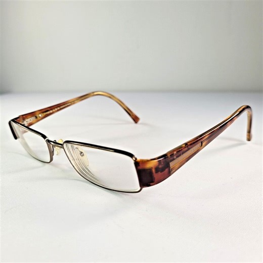 Prada Rectangular Glasses Vintage Y2K Brown Frame Designer Eyewear 90s 2000s Optical Frame - Etsy